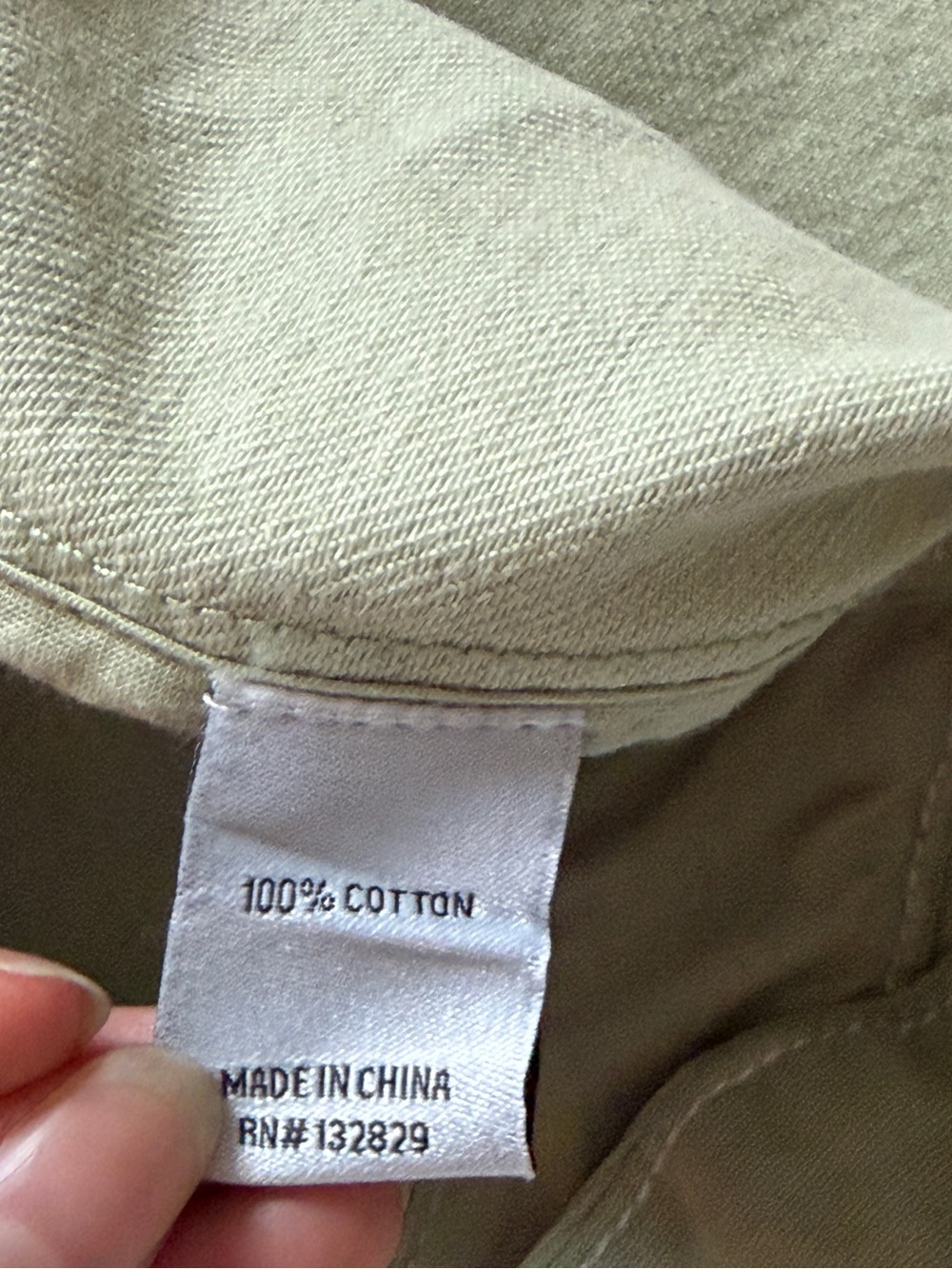 Sage green Helsa Shacket - Picture 5 of 6